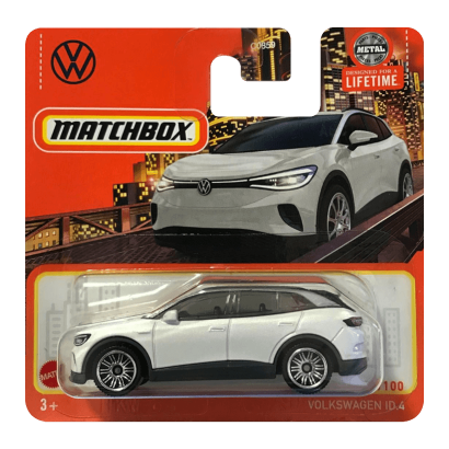 Машинка Велике Місто Matchbox Volkswagen ID.4 Highway 1:64 HVL51/HVN79 White - Retromagaz