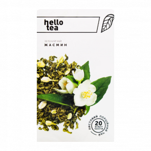 Чай Пакетований Зелений Hello Tea Жасмін 40г