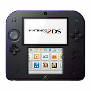 Консоль Nintendo 2DS Модифицированная 32GB Black Blue + 10 Встроенных Игр Б/У - Retromagaz