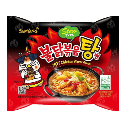 Лапша Samyang Buldak Hot Chicken Flavor Ramen Stew Type Острая 145g - Retromagaz