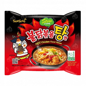 Локшина Samyang Buldak Hot Chicken Flavor Ramen Stew Type Гостра 145g - Retromagaz