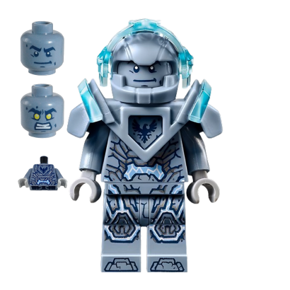 Фігурка Lego Knights Clay Moorington Sand Blue Helmet and Armor Nexo Knights nex106 Б/У - Retromagaz