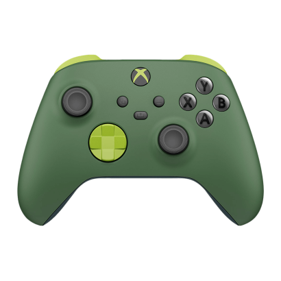 Геймпад Беспроводной Microsoft Xbox Series Controller Play Kit Remix Special Edition Green Б/У - Retromagaz