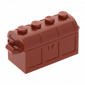 Ємність Lego 2шт Treasure Chest Bott Lid 2 x 4 x 2 4738ac01 4739a 4280114 4533101 6167676 6254220 Reddish Brown Б/У - Retromagaz