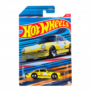 Тематическая Машинка Hot Wheels '71 Porsche 911 Racing Circuit 1:64 HDG72 Yellow - Retromagaz