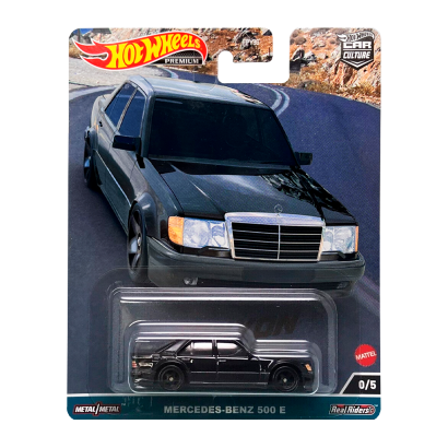 Машинка Premium Hot Wheels Mercedes-Benz 500 E Chase Canyon Warriors 1:64 FPY86/HKC57 Black - Retromagaz