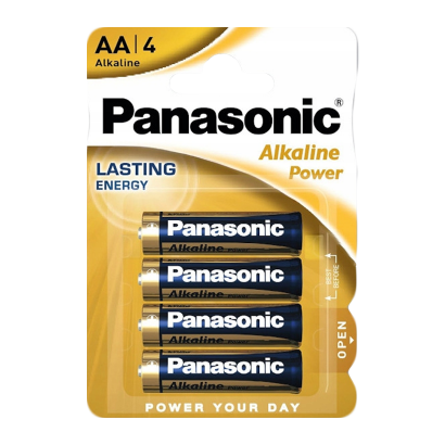 Батарейка Panasonic AA 4шт Bat Alkaline Power - Retromagaz