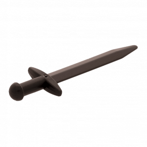 Оружие Lego Меч 2шт Greatsword Pointed 18031 98370 6093534 6000177 Pearl Dark Grey Б/У