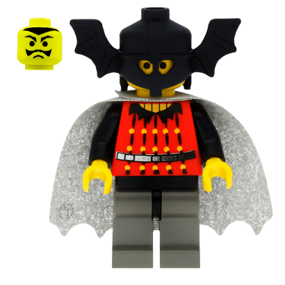 Фигурка Lego Fright Knights Bat Lord with Cape Castle cas022 Б/У - Retromagaz