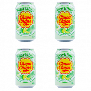 Набор Напиток Chupa Chups Melon & Cream Flavour 345ml 4шт - Retromagaz