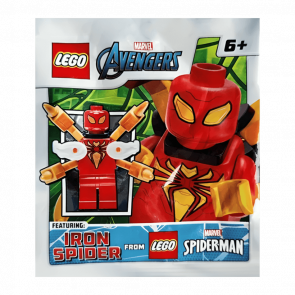 Конструктор Lego Фігурка Marvel Iron Spider Foil Pack Super Heroes 242108 sh0692 Новий - Retromagaz