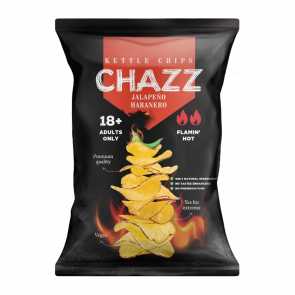 Чипсы Chazz Jalapeno & Habanero Pepper 18+ 90g - Retromagaz