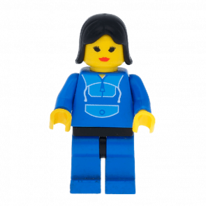 Фигурка Lego People 973px2 Jogging Suit Blue Legs with Black Hips City trn014 Б/У - Retromagaz