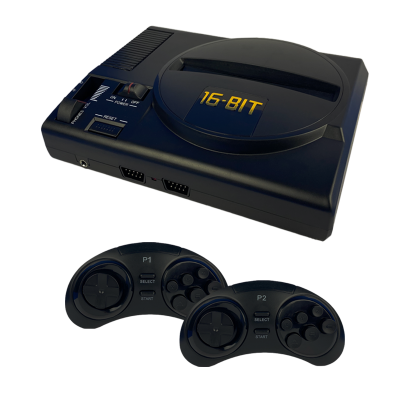 Консоль Owllon Sega Mega Drive Genesis 16 Bit + 20 вбудованих ігор Black - Retromagaz