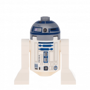 Фигурка Lego Дроид R2-D2 Astromech Flat Silver Head Red Dots Star Wars sw0527a Новый