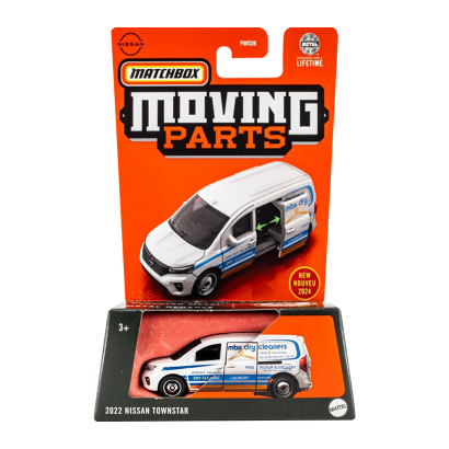 Тематична Машинка Matchbox 2022 Nissan Townstar Moving Parts 1:64 FWD28/HVM91 White - Retromagaz