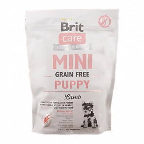 Сухой Корм для Собак Brit Care Grain-free Mini Puppy Ягненок 400g - Retromagaz