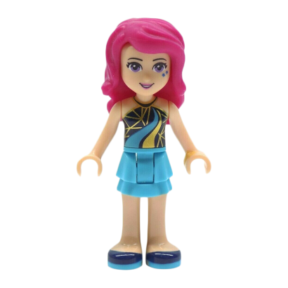 Фигурка Lego Girl Livi Medium Azure Layered Skirt Friends frnd140 1 Б/У - Retromagaz