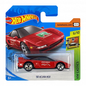 Машинка Базовая Hot Wheels '90 Acura NSX Exotics 1:64 GHC32 Red