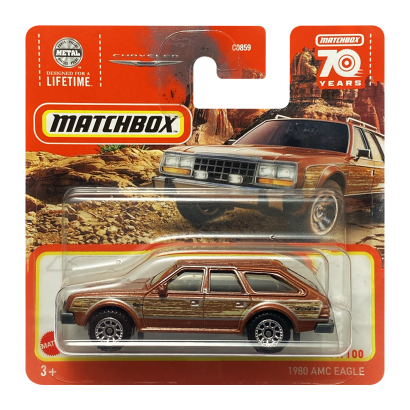 Машинка Велике Місто Matchbox 1980 AMC Eagle Off-Road 1:64 HLC66 Brown - Retromagaz