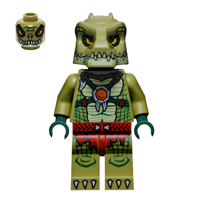 Фигурка Lego Crocodile Tribe Crocodile Warrior 2 Legends of Chima loc123 Б/У - Retromagaz