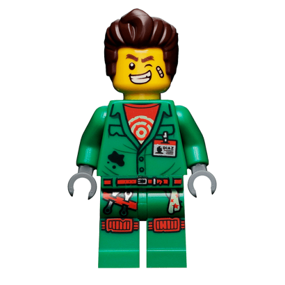 Фигурка Lego Hidden Side Douglas Elton El Fuego Adventure hs005 1 Б/У - Retromagaz