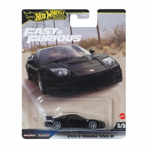 Машинка Premium Hot Wheels 2003 Honda NSX Type-R Fast & Furious 1:64 HYP67 Black