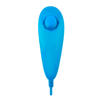 Контроллер Проводной Nintendo Wii RVL-004 Nunchuk Blue 1m Б/У - Retromagaz