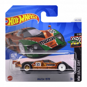 Машинка Базовая Hot Wheels Mazda 787B Super Treasure Hunt STH Race Day 1:64 HTF39 Orange - Retromagaz