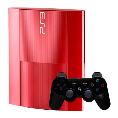 Консоль Sony PlayStation 3 Super Slim 500GB Red Б/У - Retromagaz