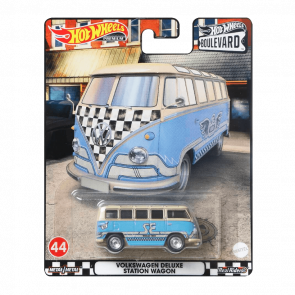 Машинка Premium Hot Wheels Volkswagen Deluxe Station Wagon Boulevard 1:64 HCR01 Blue