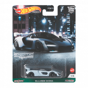 Машинка Premium Hot Wheels McLaren Senna Exotic Envy 1:64 GRJ78 Grey