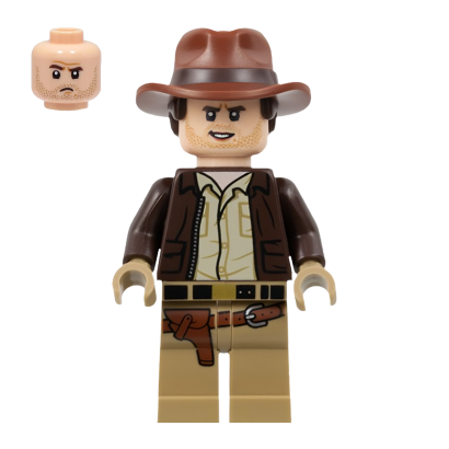 Фигурка Lego Indiana Jones Dark Brown Jacket Films iaj049 Б/У - Retromagaz