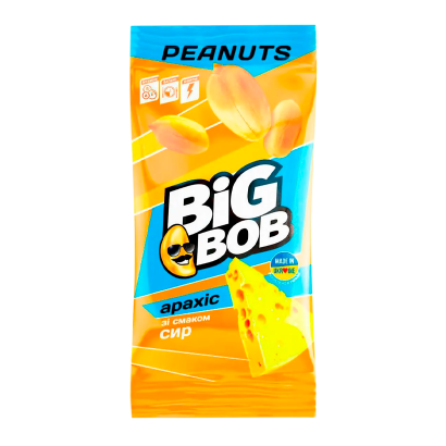 Арахис Жареный Big Bob Сыр 60g - Retromagaz