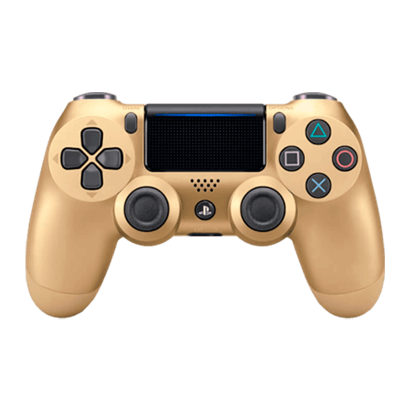 Геймпад Бездротовий Sony PlayStation 4 DualShock 4 Version 2 Gold Б/У Нормальний - Retromagaz