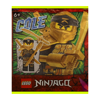 Конструктор Lego Фігурка Cole Paper Bag #1 Ninjago 892295 njo758 Новый - Retromagaz