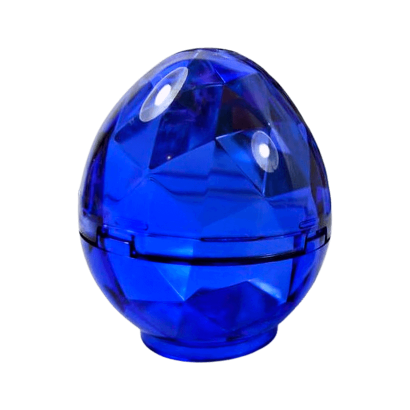 Емкость Lego Faceted Dragon Egg 4 x 4 x 3.3 24130c01 6135216 24132 6135218 Trans-Purple Б/У - Retromagaz