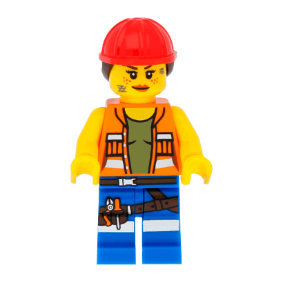 Фигурка Lego The Lego Movie Gail the Construction Worker Cartoons tlm009 Б/У - Retromagaz