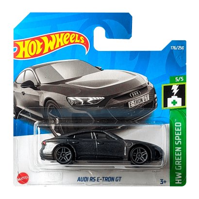 Машинка Базовая Hot Wheels Audi RS E-Tron GT Green Speed 1:64 HCR99 Grey - Retromagaz