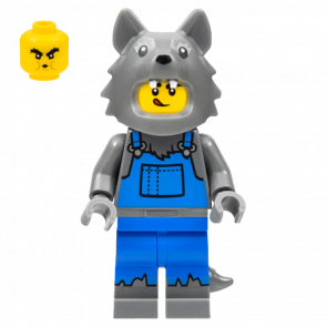 Фигурка Lego Series 23 Wolf Costume Collectible Minifigures col405 1 Б/У - Retromagaz