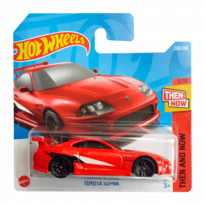 Машинка Базовая Hot Wheels Toyota Supra Then and Now 1:64 HCV16 Red - Retromagaz