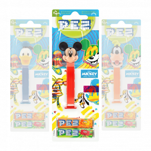 Конфеты Жевательные PEZ Mickey And Friends в Асcортименте 2 Pieces с Игрушкой 17g - Retromagaz