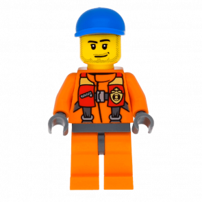 Фигурка Lego Coast Guard 973pb1437 Rescuer City cty0409 Б/У - Retromagaz