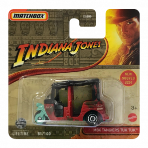 Машинка Велике Місто Matchbox Tangiers Tuk Tuk Indiana Jones Roadtrip 1:64 HVL03/HVN31 Red - Retromagaz