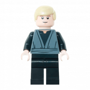 Фигурка Lego Джедай Luke Skywalker Dark Bluish Grey Robe Star Wars sw0395 Б/У