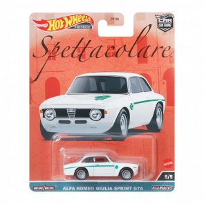 Машинка Premium Hot Wheels Alfa Romeo Giulia Sprint GTA Spettacolare 1:64 FPY86/HKC50 White