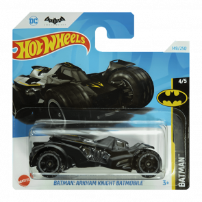 Машинка Базовая Hot Wheels Batman: Arkham Knight Batmobile Batman 1:64 HTB22 Black - Retromagaz