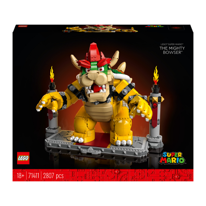 Конструктор Lego Могучий Боузер Super Mario 71411 Новый - Retromagaz