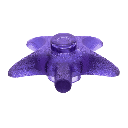 Фігурка Lego Вода Starfish Sea Star Animals x112 33122 1 4239123 6056460 Trans-Purple Б/У - Retromagaz