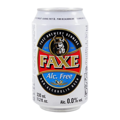 Пиво Безалкогольное Faxe Free Светлое 0% 330ml - Retromagaz